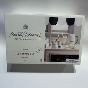 Hearth & Hand Wood Lemonade toy Set collectible by magnolia new in the box